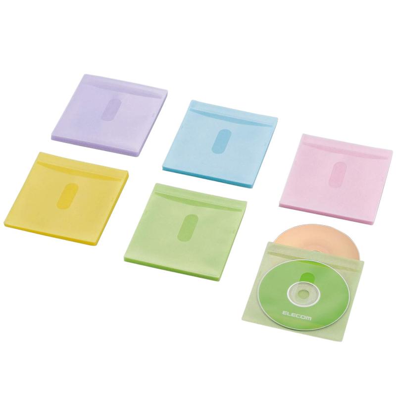 Panasonic - エレコム DVD BD CDケース 不織布 両面収納 30枚入 60枚収納可 5色アソート CCD-NIWB60ASO