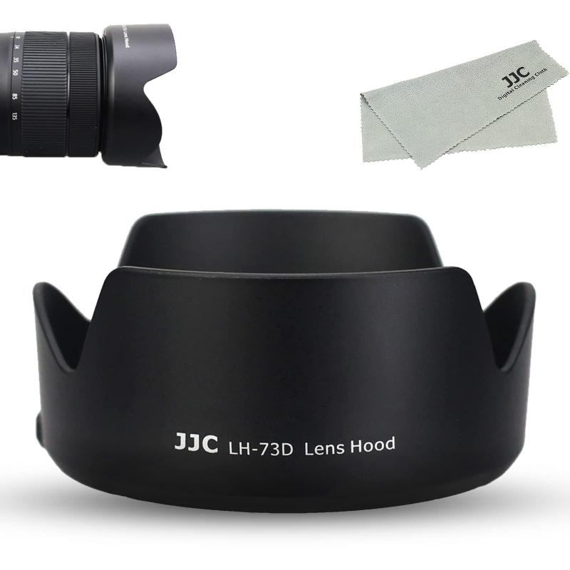 JJC EW-73D 可逆式 レンズフード Canon RF 24-105mm F4-7.1 IS STM EF-S 18-135mm F3.5-5.6 IS USM RF28-70mm F2.8 IS STM レンズ 用 Can