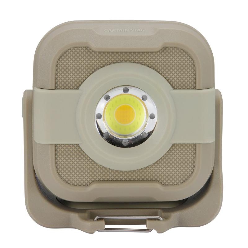 キャプテンスタッグ(CAPTAIN STAG) ライト LEDライト ランタン 無段階調光 CS COBキャンピングライト 充電式 【明るさ1300ルーメン、連続点灯約4-80時間/4色切り替え9000mAh/IP65】マグネット付き カー(3.0)