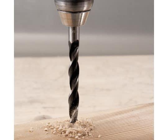 トラスコ中山 木工用ショートドリルビット 3mm ストレートシャンク TMDBS3