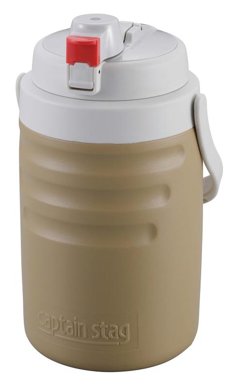 樂天商城 - キャプテンスタッグ(CAPTAIN STAG) 水筒 ジャグ スポーツジャグ ワンタッチ ハンディー ウォータージャグ 2L 直飲み スポーツドリンク対応 カーキ ニューレックス UE-2036