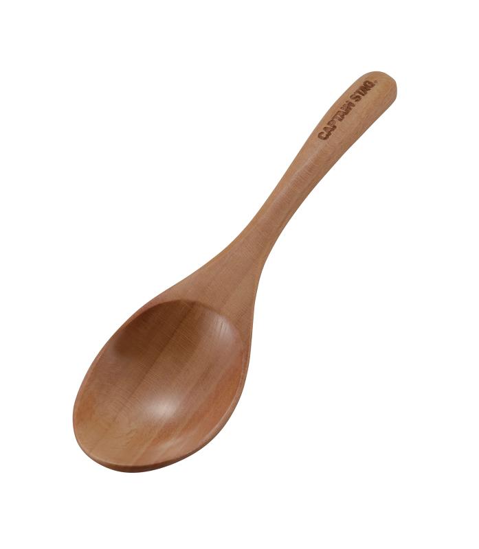 キャプテンスタッグ(CAPTAIN STAG) 木製 カトラリー スプーン スープスプーン ウッドブレス UP-2704