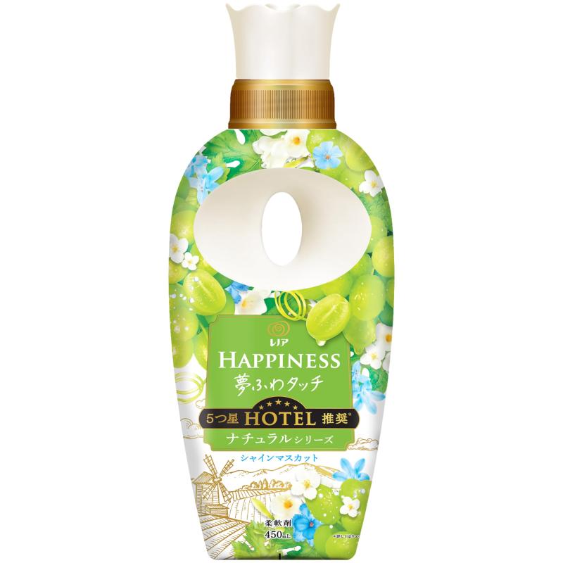 レノア ハピネス 夢ふわタッチ 柔軟剤 ナチュラルシリーズ シャインマスカット 本体 450mL