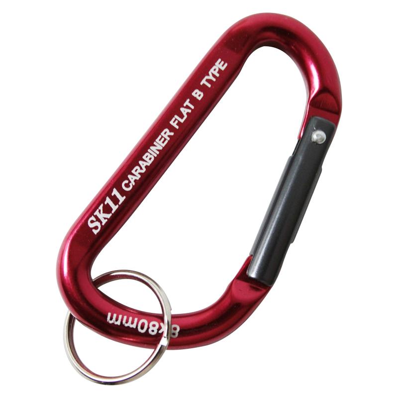 Rakuten - SK11(エスケー11) アルミカラビナ B レッド 8×80mm SAC-880B
