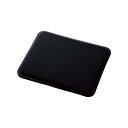エレコム マウスパッド スムースクロス素材 クッション入り 特厚 10mm 約23cm×約18cm 静音設計 水洗い可 滑り止め テレワーク ブラック MP-FBFW10BK(2)