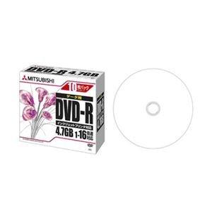 Mitsubishi 三菱ケミカルメディア データ用DVD-R 1回記録用 4.7GB 1-16倍速 1枚5mmケース(透明)10P IJ対応(ホワイト) DHR47JPP10