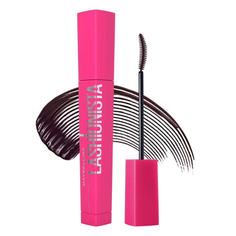 メイベリン MAYBELLINE マスカラ お湯オフ ラッシュニスタ N 04 チェリーブラック # 下地 お湯で落ちる ロング カールキープ 繊維配合