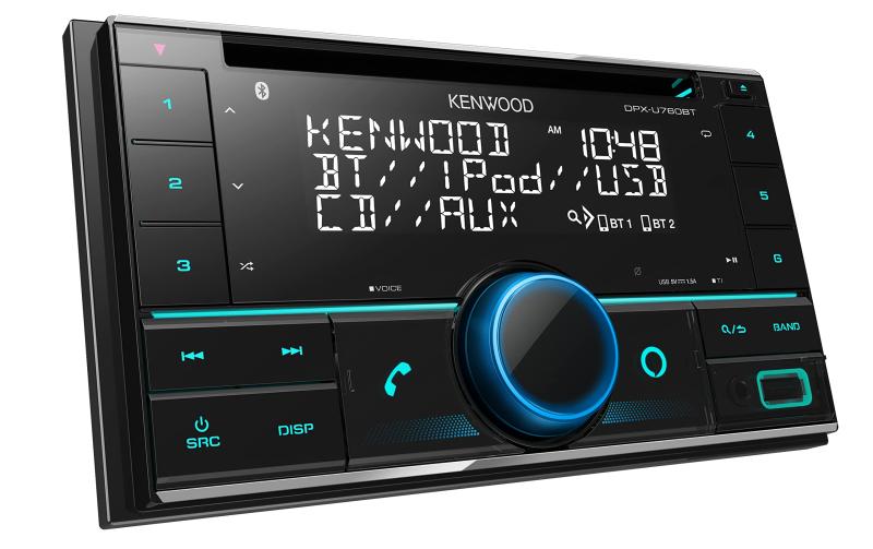 ケンウッド 2DINレシーバー DPX-U760BT MP3 WMA AAC WAV FLAC対応 CD USB iPod Blu...