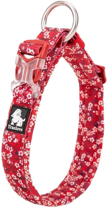 Pet Goods - cocomall 犬首輪 犬の首輪 訓練用 小型、中型、大型犬用 ペット用品 ナイロン製 通気性 弾力性 ソフトメッシュ 簡単装着 おしゃれ 調節可能 (XL, Poppy Red)
