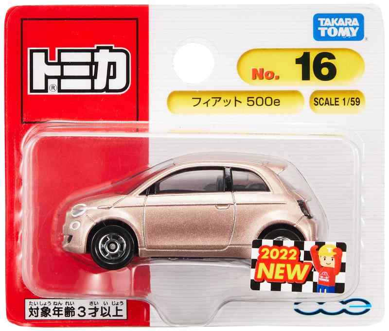 樂天商城 - タカラトミー トミカ No.16 フィアット 500e (ブリスターパッケージ) ミニカー おもちゃ 3歳以上