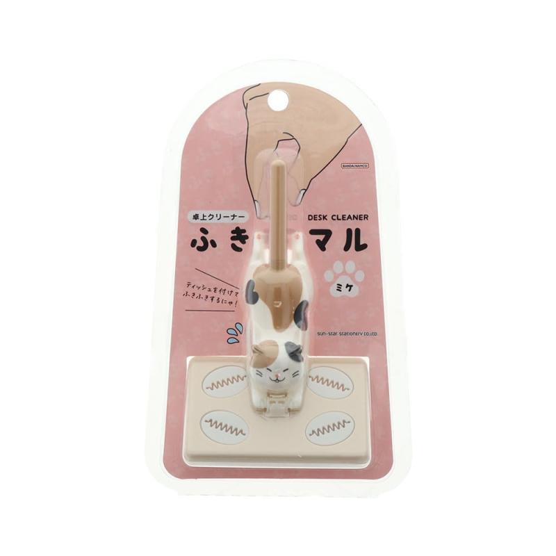 樂天商城 - サンスター文具(Sun-Star Stationery) 卓上クリーナー ねこ ふきマル ミケ S8106100