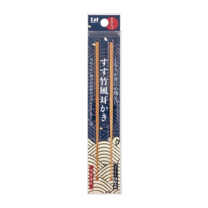 樂天商城 - 貝印 KAI すす竹風 耳かき スタンダード 2本組 KQ0298