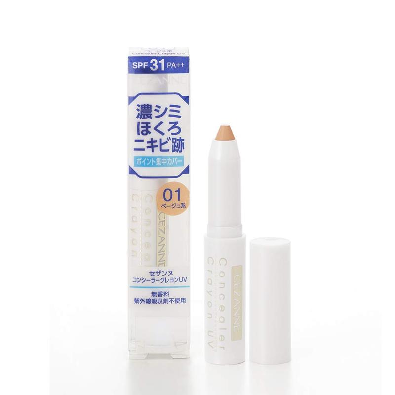 樂天商城 - セザンヌ コンシーラークレヨンUV 01 ベージュ系 1.8g