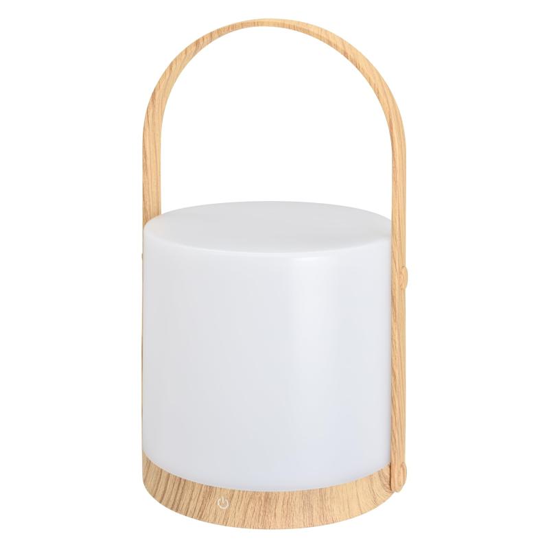 オーム(OHM)オーム電機 テーブルランプ 北欧風 和風 おしゃれ LED 木目調 USB充電式 調光 電球色 デスクスタンド インテリアライト LED木目調ランプ TT-Y102K 06-5083