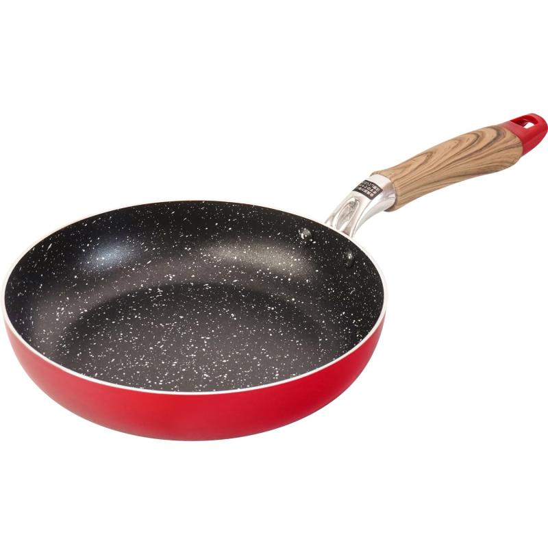 和平フレイズ 軽い フライパン 20cm つばき IH対応 ガス オムレツ 目玉焼き レッド 赤 PFOAフリー ふっ..