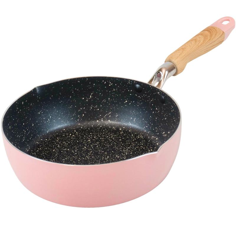 和平フレイズ さくら色 炒め鍋 22cm IH・ガス ピンク 軽い PFOAフリー ふっ素樹脂加工 新生活 シーズリー RB-3485