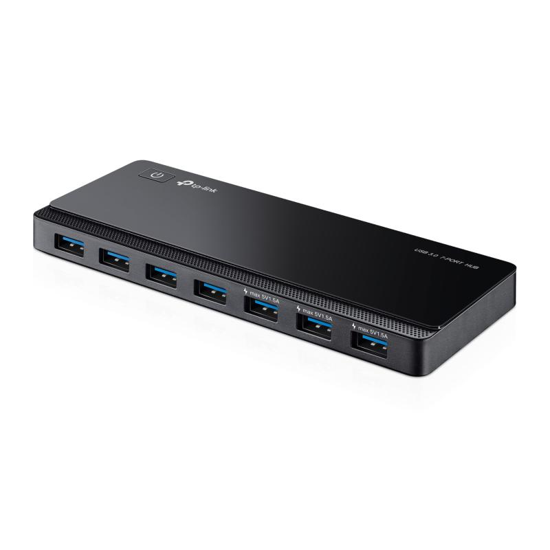 Liquid Crystal Protector - TP-Link USB ハブ USB3.0 7ポートハブ 5Gbps高速転送 バスパワー ACアダプタ付 ケーブル1m 1年 UH700 V5.0