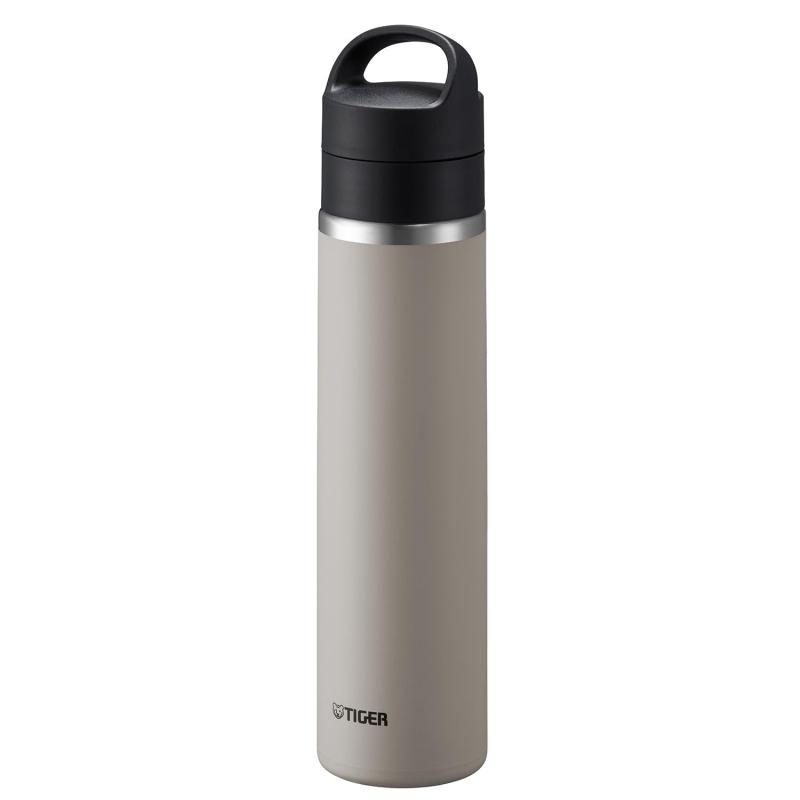乐天商城 - 【食洗機・保温保冷対応】タイガー魔法瓶 水筒 600ml 真空断熱炭酸ボトル ステンレス ビールOK ハンドルホルダー付 持ち運び コンパクト MKB-T060WK ホワイト