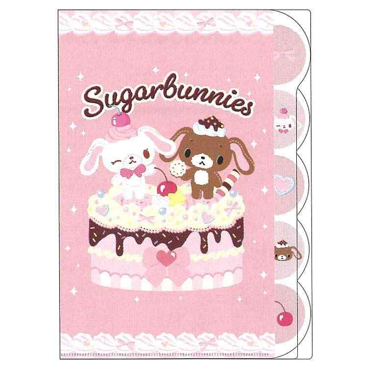 サンスター文具(Sun-Star Stationery) シュガーバニーズ サンリオキャラクターズ グッズ クリアファイル A4サイズ 5ポケット シュガーバニーズ S2175762