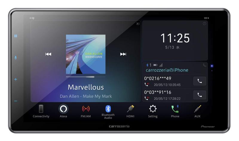 Pioneer ディスプレイオーディオ DMH-SF700 9インチ フローティング 1D Amazon Ale...