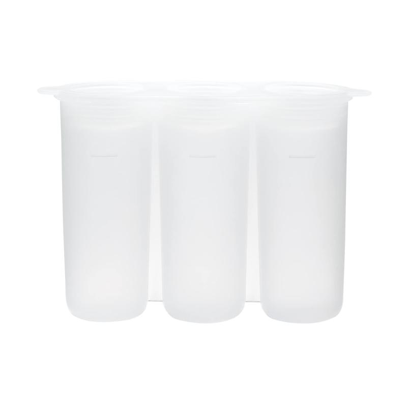 無印良品 アイスバーも作れる製氷器 14.3×4.4×1cm シリコーン製 3個用 44172803(3.0)