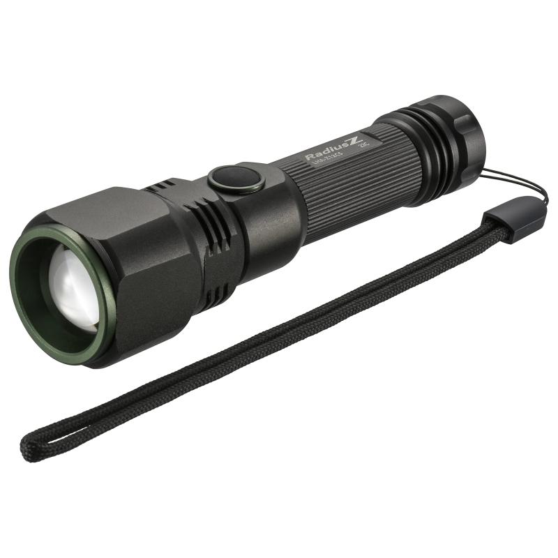 オーム電機 LEDズームライト ラディウスZ 120ルーメン 懐中電灯 防水ライト ハンディライト LHA-Z12C5 08-0731 OHM電源:単3形乾電池1本(別売)光源:白色LED(交換できません)照度(ズームイン時): ・Highモード0.1mで約28400ルクス、0.5mで約2350ルクス、1mで約530ルクス ・Lowモード0.1mで約9760ルクス、0.5mで約710ルクス、1mで約320ルクス光束及び連続使用時間(ズームアウト時):未使用・新品のアルカリ乾電池使用時 ・Highモード光束(明るさ) 約120 lm、連続使用時間 約5時間 ・Lowモード光束(明るさ) 約30 lm、連続使用時間 約20時間外形寸法:(約)最大径36×長さ129mm