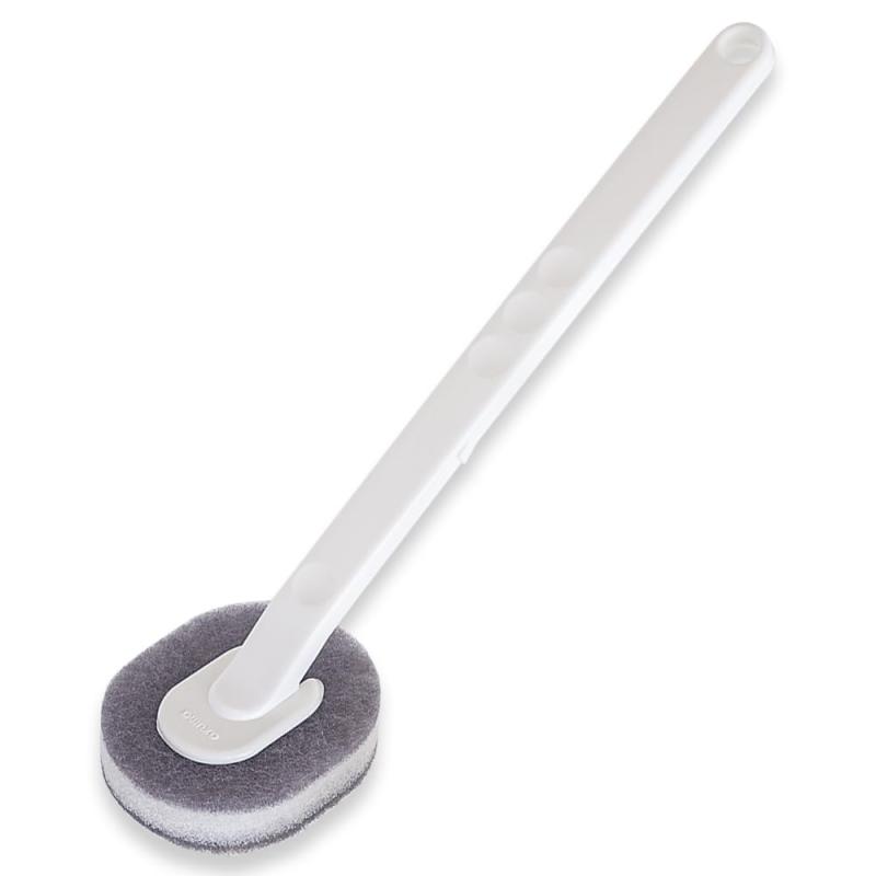 アズマ TK かえしも洗えるトイレ不織布 便器の掃除 フチ裏までしっかりこすれる 清潔 ブラシ 収納 便所 ホワイト