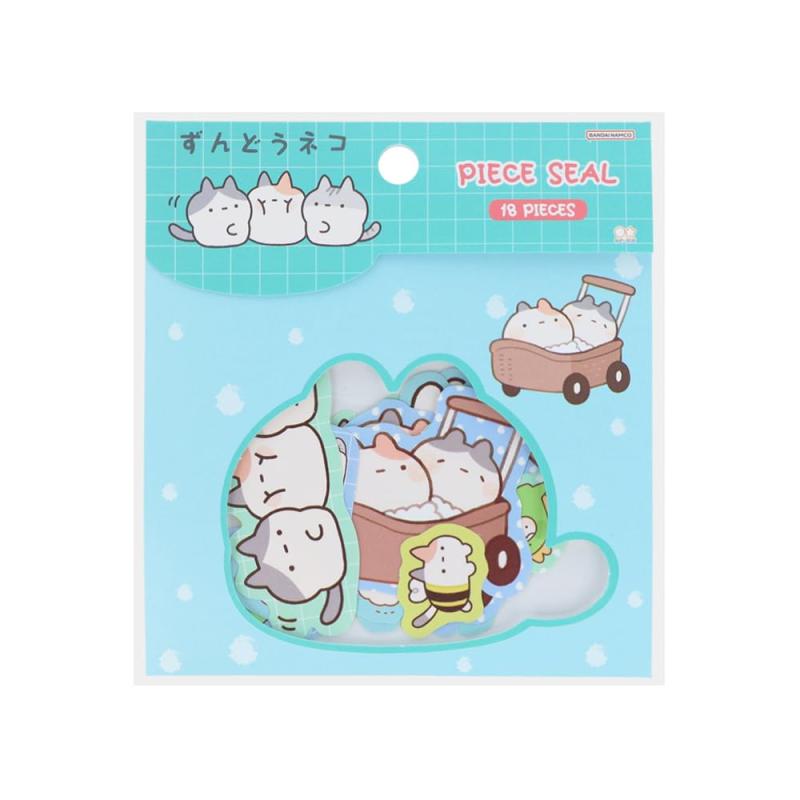 樂天商城 - サンスター文具(Sun-Star Stationery) ずんどうネコ シール ピース おともだち S8551197