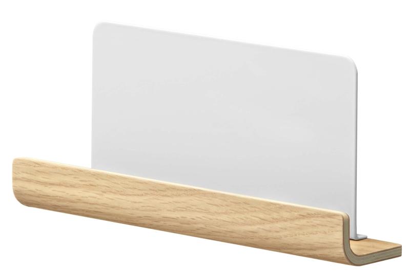 山崎実業(Yamazaki) 神札スタンド ナチュラル 約W25×D5×H11cm リン RIN 簡易神棚 お札立て 置き型タイ..