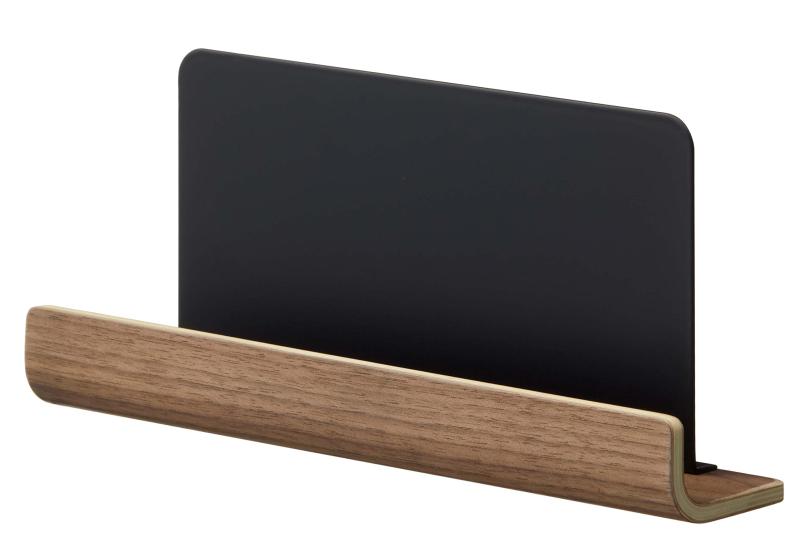 山崎実業(Yamazaki) 神札スタンド ブラウン 約W25×D5×H11cm リン RIN 簡易神棚 お札立て 置き型タイプ ..