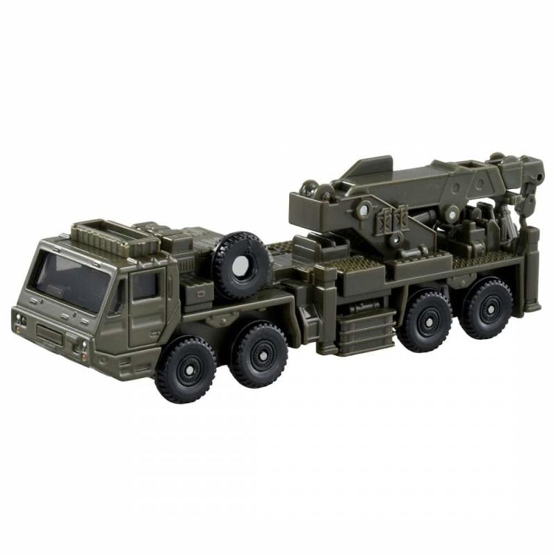 樂天商城 - タカラトミー トミカ ロングタイプトミカ No.141 自衛隊 重装輪回収車 ミニカー おもちゃ 3歳以上 グリーン