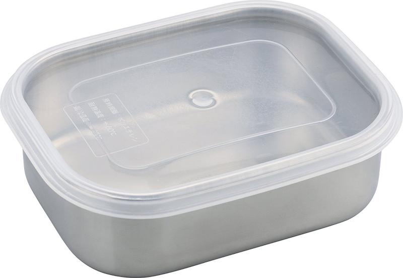 和平フレイズ 保存容器 シール容器 味道 中 680ml 角型 ステンレス 日本製 AD-738
