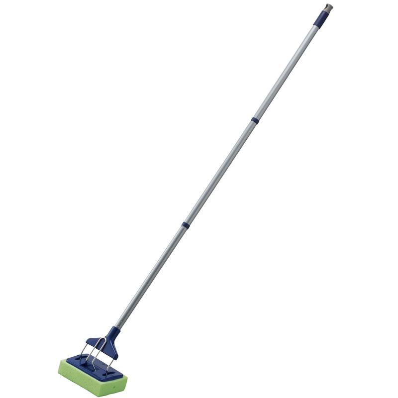 【日本製】 山崎産業(Yamazaki Sangyo) コンドル スポンジモップ 吸水 セルローススポンジ JPニューシルバーワイパー 組み立て式 防災 備蓄 保管 備え 有事 コンパクト WI847-000J-MB 幅17.5cm×全長135cm