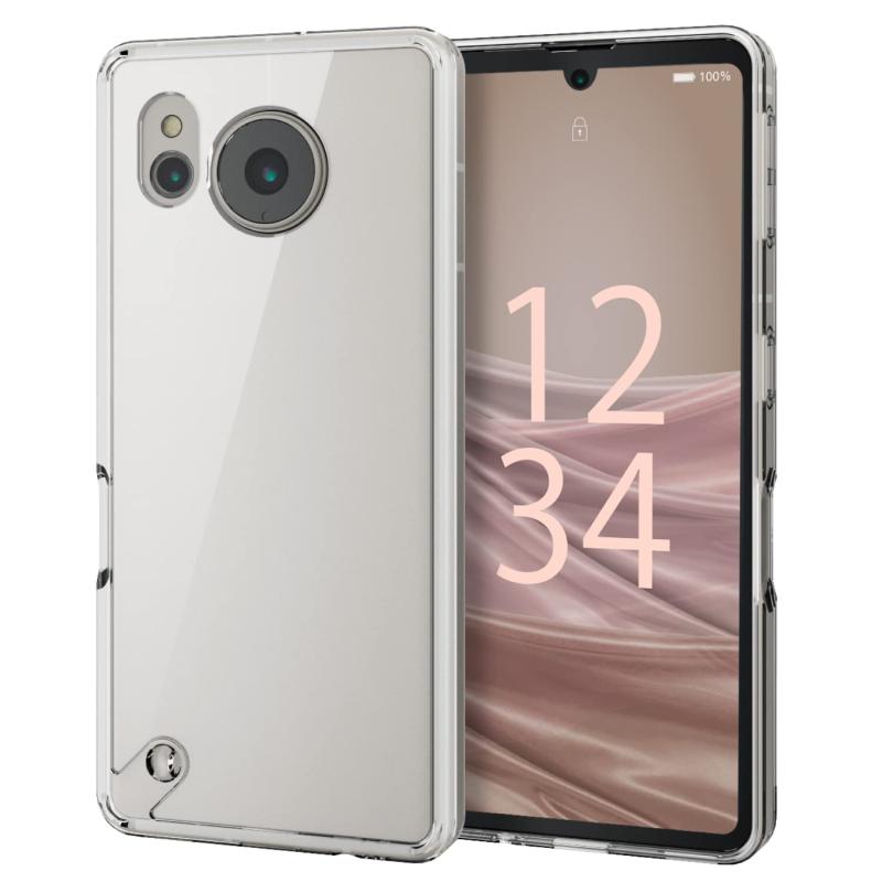 Rakuten - エレコム AQUOS sense7 [ SH-53C | SHG10 ] ケース カバー 耐衝撃 ハイブリッドケース 四つ角エアークッション 極み設計 [細部まで緻密にフィットする] ストラップホール付き クリア PM-S226HVCKCR
