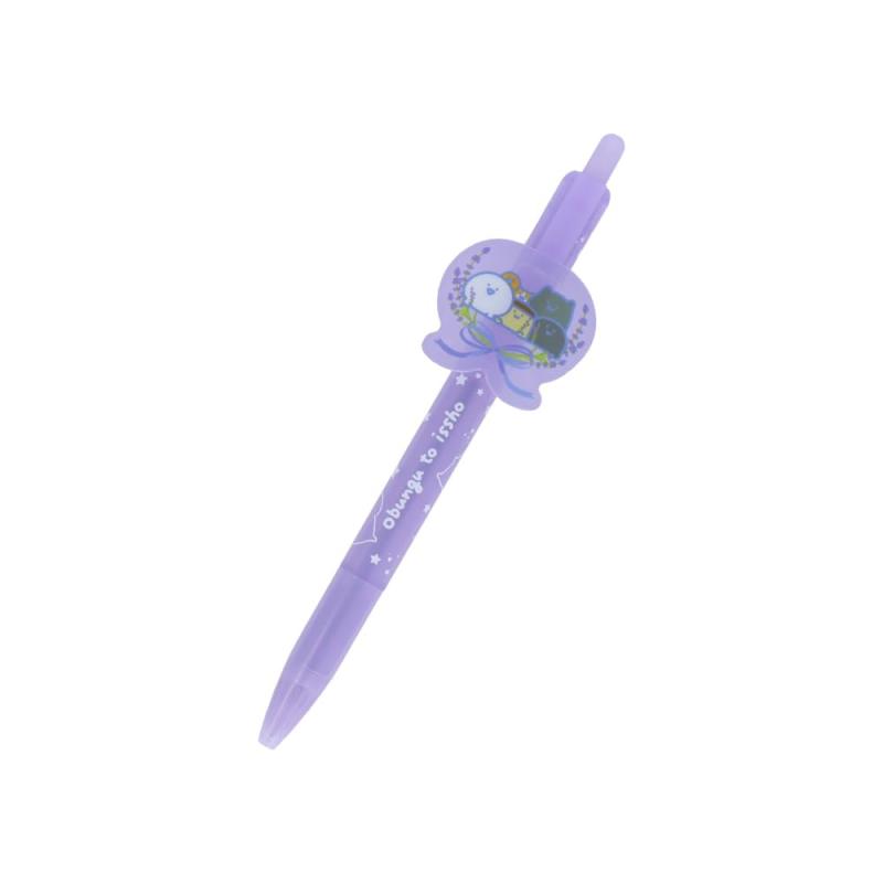 Rakuten - サンスター文具(Sun-Star Stationery) お文具といっしょ グッズ ボールペン 油性インク リラックスラベンダー S4657233