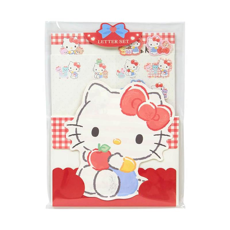 乐天商城 - サンリオ(SANRIO) キャラクター形レターセットハローキティ パッケージ:約幅16×奥行0.8×高さ22cm 493821