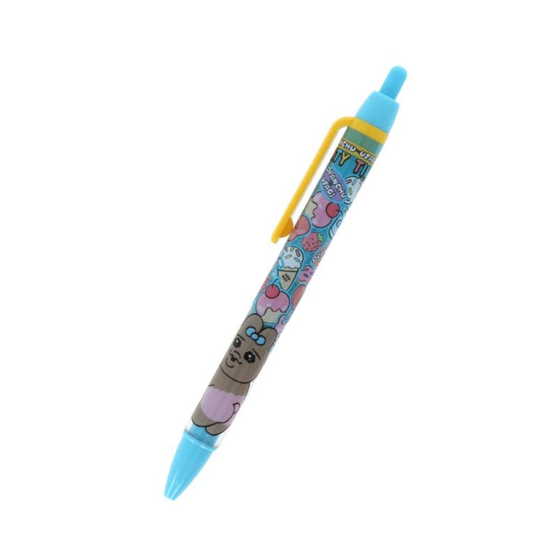 サンスター文具(Sun-Star Stationery) おぱんちゅうさぎ グッズ ボールペン ブルー...