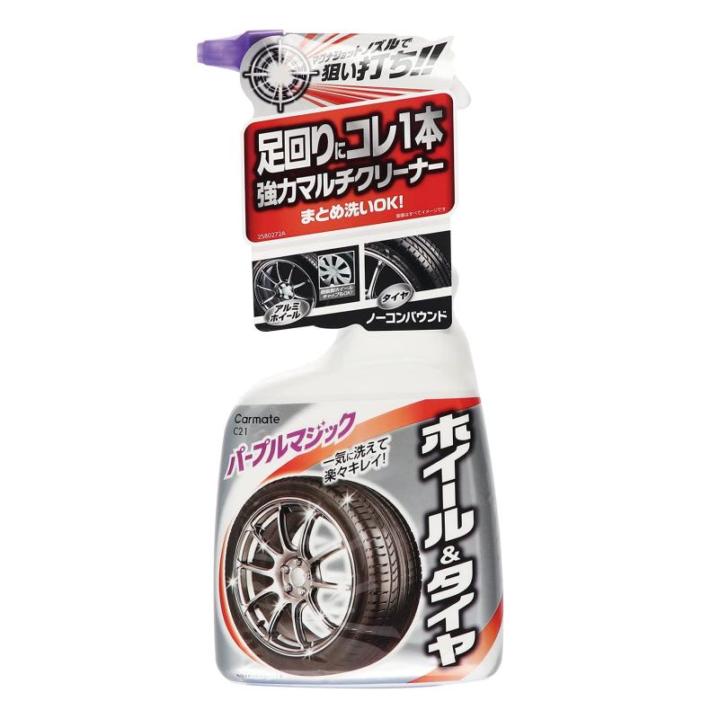カーメイト 洗車用品 ホイールクリーナー マルチ マグナショット 500ml C21
