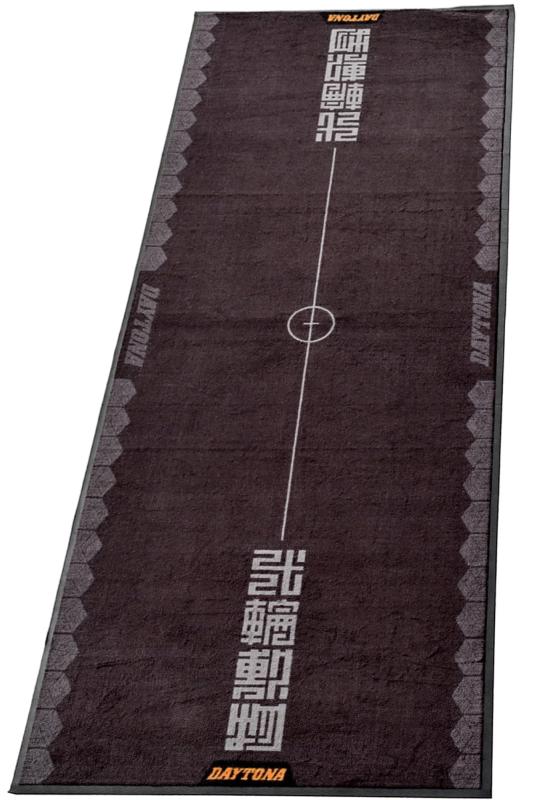 Rakuten - デイトナ(Daytona) バイク フロアマット 1020×2600mm ゴム素材&ナイロン起毛 オイル染み込み防止 水洗いOK メンテナンスガレージマット ニリンシキモノ 41577