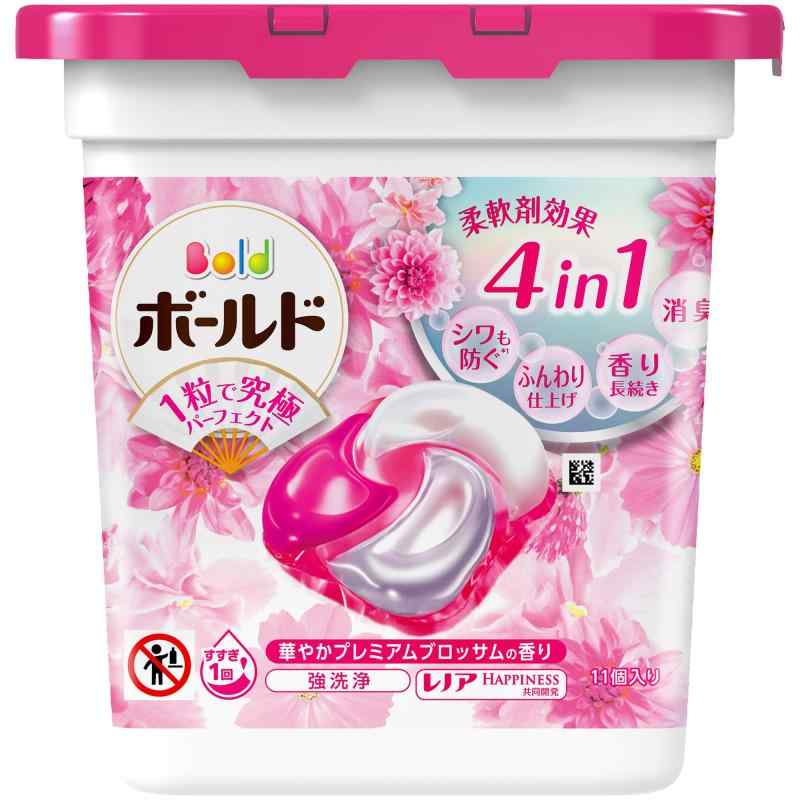 ボールド 洗濯洗剤 ジェルボール 4in1 プレミアムブロッサム 本体 11個