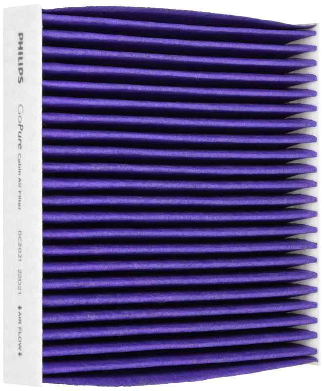 Philips(フィリップス) プレミアム エアコンフィルター 活性炭入り4層フィルター PM2.5対応 脱臭 抗菌・防カビ 花粉 抗ウィルス 交換用 1個入 [トヨタ/日産/マツダ/スバル/スズキ/ダイハツ車用] D