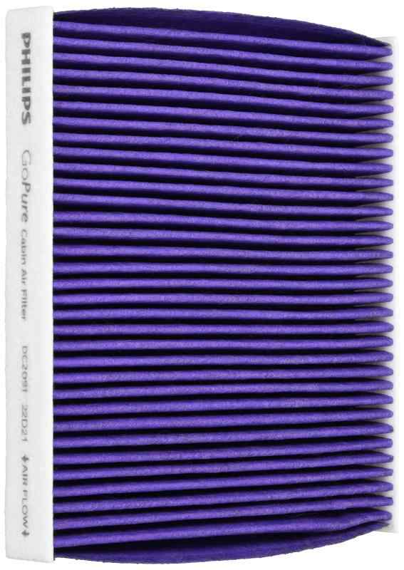Philips(フィリップス) プレミアム エアコンフィルター 活性炭入り4層フィルター PM2.5対応 脱臭 抗菌・防カビ 花粉 抗ウィルス 交換用 1個入 [ダイハツ/トヨタ/マツダ/レクサス車用] DC209X1