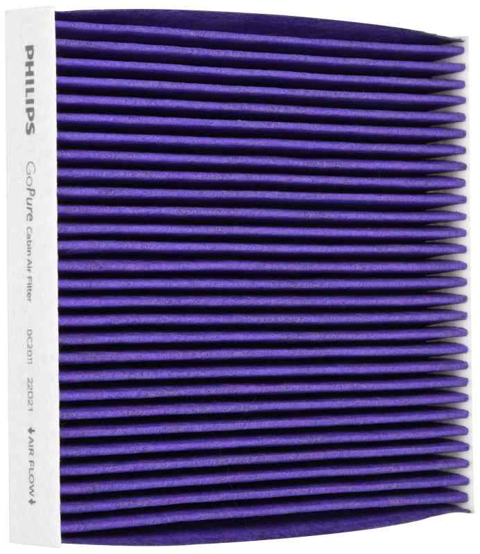 Philips(フィリップス) プレミアム エアコンフィルター 活性炭入り4層フィルター PM2.5対応 脱臭 抗菌・防カビ 花粉 抗ウィルス 交換用 1個入 [トヨタ/レクサス/スバル/ダイハツ車用] DC201X1