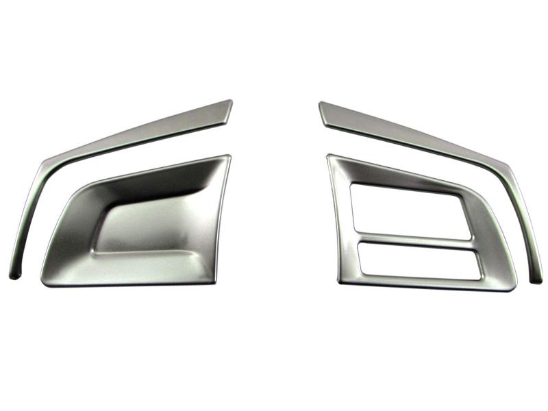 レヴォーグ VM4 VMG 後期 ステンレスステアリングスイッチカバー 4PC 【 INT－ETC－278 】 サテンシルバー VM M4 MG