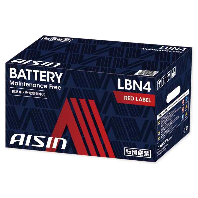 アイシン(AISIN) 車用 バッテリー LBN4 標準車/充電制御車対応 RED LABEL BTRAZ-9ENLBN4L 補機バッテリー