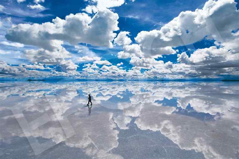 エポック社 1500スモールピース ジグソーパズル ウユニ塩湖-ボリビア (50x75cm) 15-201s のり付き ヘラ付き 点数券付き EPOCH