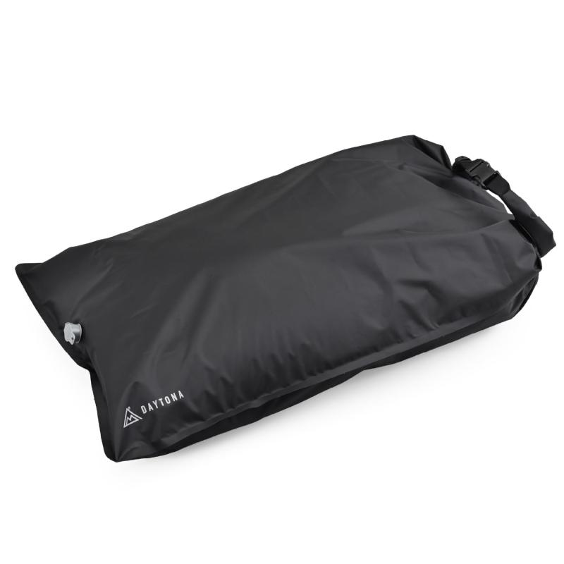 Rakuten - デイトナ(Daytona) バイク キャンプ 防水バッグ 圧縮 コンパクト収納 エアバルブ付き ドライバッグ STD 25L ブラック 49204