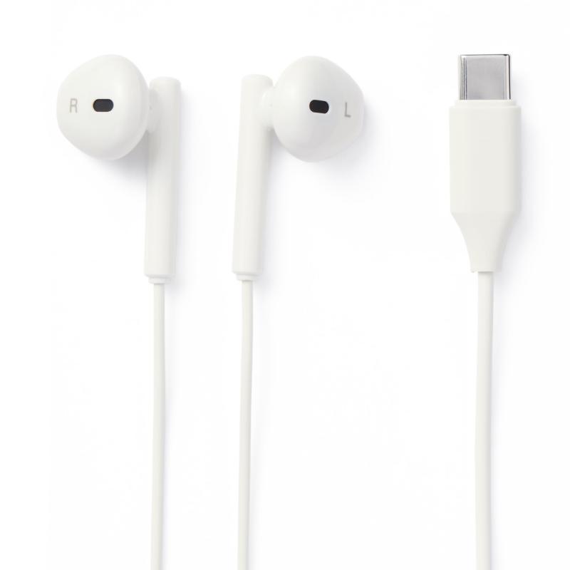 乐天商城 - 無印良品 モバイルイヤホン マイク付／USB－Cタイプ ホワイト／MJ－UE1 84463532