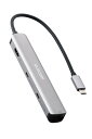 エレコム USB-Cハブ ドッキングステーション 6in1 スリムタイプ PD 100W対応 4K60Hz対応 HDMI ブラック DST-W09(2)