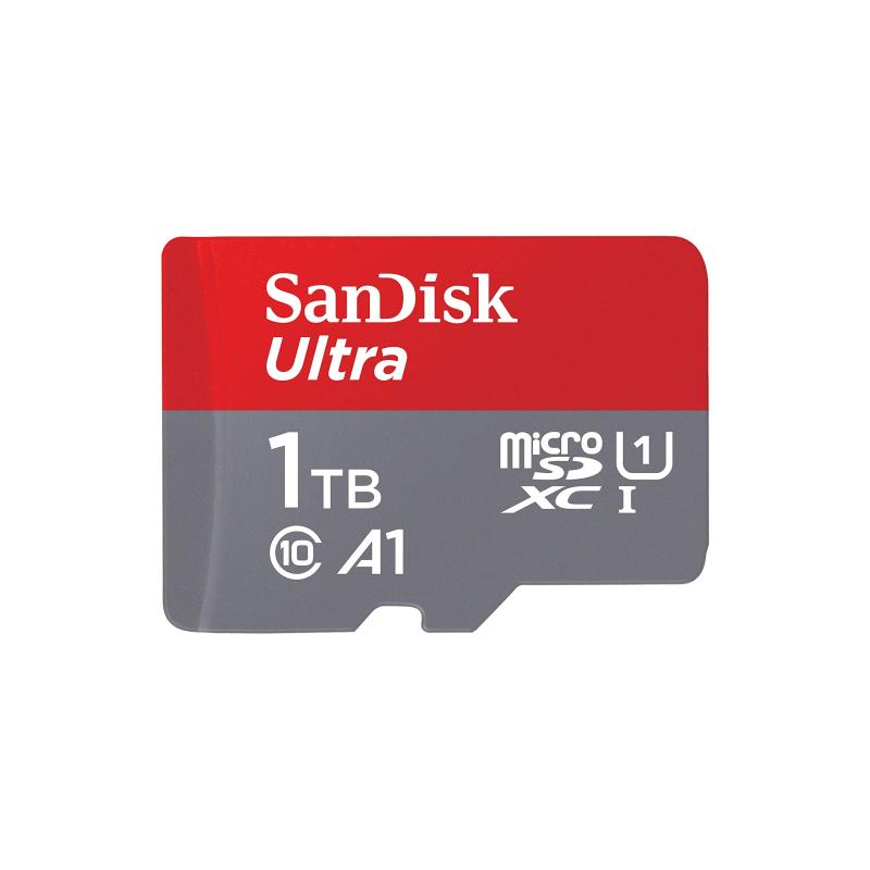Micro SD Card, MicroSD, 1TB, SanDisk UHS-I Class 10, SDSQUAC-1T00-GN6MN, SD Converter, No SD Ada..